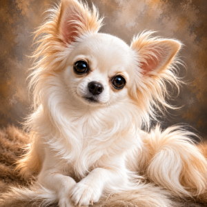 Pure Elegance Chihuahua – Луксозен портрет на дългокосместо чихуахуа