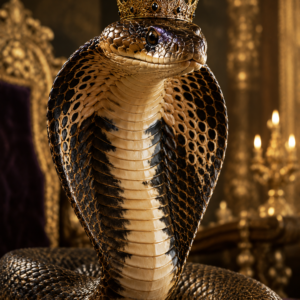 Royal King Cobra – Луксозен портрет на кралска кобра