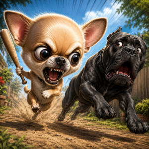 Tiny Boss Chihuahua – Карикатура на чихуахуа