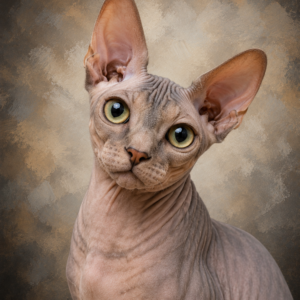 Royal Sphynx – Луксозен портрет на Сфинкс котка